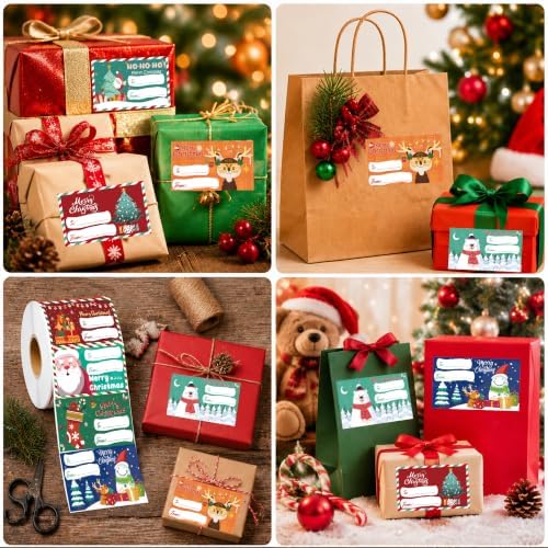 500 PCS Christmas Gift Tags - Gift Tags for Christmas Presents | Christmas Gift for Women Mom Men - Christmas, alternate view