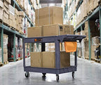 500-Pound Capacity 46 By 25.5-Inch Extra Wide Service Utility Cart, alternate view 2
