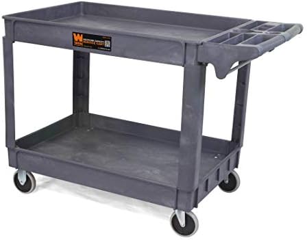 500-Pound Capacity 46 By 25.5-Inch Extra Wide Service Utility Cart, alternate view 4
