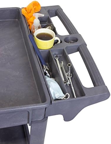 500-Pound Capacity 46 By 25.5-Inch Extra Wide Service Utility Cart, alternate view 5