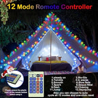 500LED 164FT Fairy String Lights Christmas Lights Green Copper Wire with Remote, Firefly Starry Light for DIY, alternate view