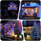 500LED 164FT Fairy String Lights Christmas Lights Green Copper Wire with Remote, Firefly Starry Light for DIY, alternate view