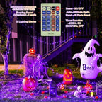 500LED 164FT Fairy String Lights Halloween Lights Silver Wire with Remote, Firefly Starry Light for DIY, alternate view 4