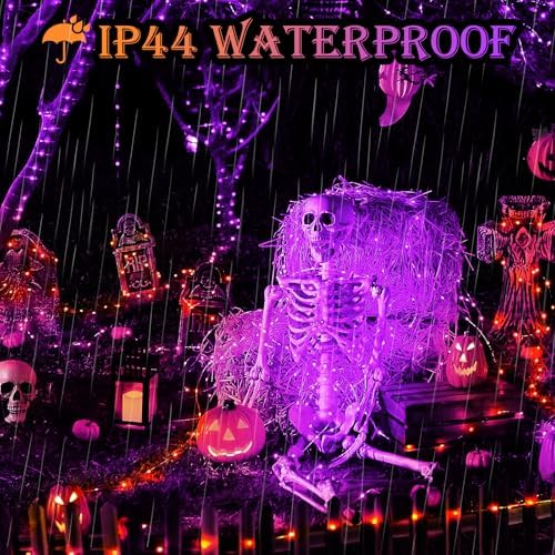 500LED 164FT Fairy String Lights Halloween Lights Silver Wire with Remote, Firefly Starry Light for DIY, alternate view 5