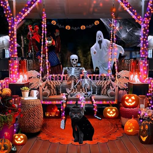 500LED 164FT Fairy String Lights Halloween Lights Silver Wire with Remote, Firefly Starry Light for DIY, alternate view 6