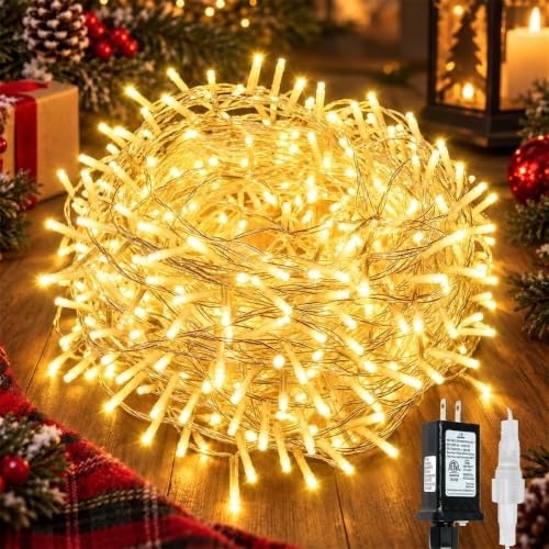 500LED 180Ft String Lights, Christmas Lights Indoor Outdoor
