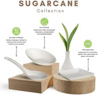 50ct Tiny Sugarcane Egg Dish | Small Serving Plates | Mini Appetizer Dish | Plates Disposable Bagasse | Catering, alternate