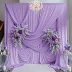 50ft×15ft Taro Purple Backdrop Curtain for Wedding Parties