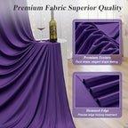 50ft x 12ft Purple Backdrop Curtains for Parties, Wrinkle Free 10 Panels Photo Backdrop Drapes Back Drop Cloth, alternate
