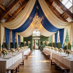 50ft x 15ft Champagne Backdrop Curtain for Wedding Party 10 Panels 5x15ft Wrinkle Free Silky Polyester Backdrop, alternate