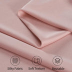 50ftx12ft Dusty Pink Backdrop Curtains for Parties, Wrinkle Free Polyester Dusty Pink Photo Backdrop Drapes 10, alternate