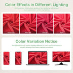 50ftx14ft Red Backdrop Curtain for Wedding Parties in W5' x H14'(10 panels) in Red, alternate view 5