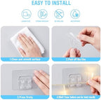 50Pcs Hooks for Outdoor String Lights, Christmas Light Clips, alternate view 6