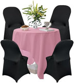 50PCS Stretch Spandex Folding Waterproof Chair Covers, Universal Fitted Chair Cover Protector for Wedding Party, alternate