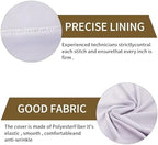 50Pcs White Washable Removable Universal for Wedding Party Dining Banquet Polyester Spandex Stretch Slipcovers, alternate