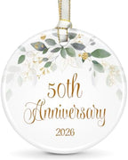 50th Wedding, Happy 50th Anniversary Ornament