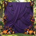 50x12 ft Deep Purple Backdrop Curtains for Weddings, Birthdays and Photos in 50x12 ft