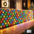 510LED Christmas Net Lights, 28ft x 5ft Net Lights Outdoor 8 Modes, Waterproof Connectable String Lights Green