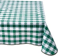 52" x 52" Green Commercial Table Cloth in 52" x 52" (Square) in Green