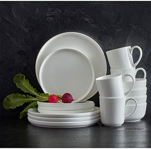 5266100 Samantha Chip-Resistant 16 Piece Set, Service for 4 White in White, alternate view 2