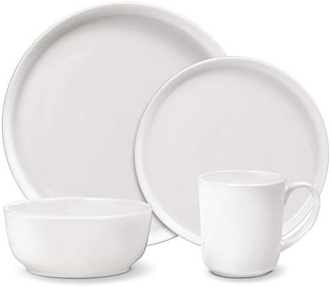 5266100 Samantha Chip-Resistant 16 Piece Set, Service for 4 White in White, alternate view 4