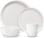 5266100 Samantha Chip-Resistant 16 Piece Set, Service for 4 White in White, alternate view 4
