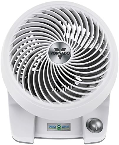 533DC Energy Smart Small Air Circulator Fan with Variable Speed Control, White in White, alternate view 3