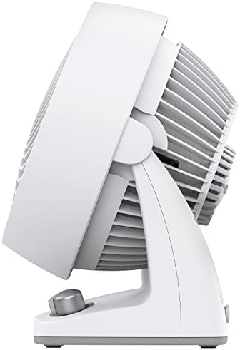 533DC Energy Smart Small Air Circulator Fan with Variable Speed Control, White in White, alternate view 4