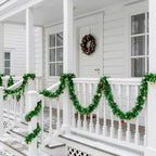 53Ft Green Christmas Tinsel Garland, Metallic Foil Twist Garland Decoration in Green, alternate view 7