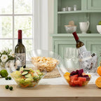 54 Oz Clear Plastic Angled Serving Bowls, 12 Pack in 54oz in Clear, alternate view 6