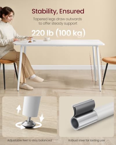55.1" Dining Table for 4-6 People, Modern Kitchen Table, alternate view 5