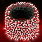 551FT 1400 LED Christmas Lights Outdoor Green Wire String Lights 8 Modes with Timer Memory Waterproof Fairy
