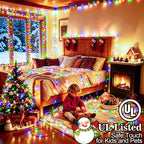 551FT 1400 LED Christmas Lights Outdoor Green Wire String Lights 8 Modes with Timer Memory Waterproof Fairy, alternate view 3