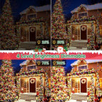 551FT 1400 LED Christmas Lights Outdoor Green Wire String Lights 8 Modes with Timer Memory Waterproof Fairy, alternate view 4
