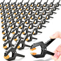 55Pack Spring Clamps Heavy Duty, 3.5inch Plastic Clips Clamps for Balloon Arch Backdrop Stand, Small Spring Wood