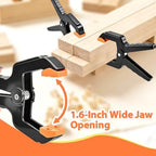 55Pack Spring Clamps Heavy Duty, 3.5inch Plastic Clips Clamps for Balloon Arch Backdrop Stand, Small Spring Wood, alternate