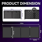 56''x28"Portable DJ Booth Table, Foldable DJ Table Stand, alternate view 2