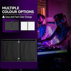56''x28"Portable DJ Booth Table, Foldable DJ Table Stand, alternate view 4