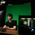 59.8" x 86.6" Motorized Pull Down Green Screen, Wall Mount, alternate view 5