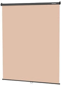59.8 x 86.6in Retractable Pull Down Wall-Mount Beige Screen Backdrop