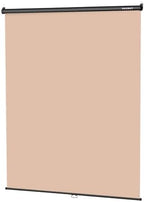 59.8 x 86.6in Retractable Pull Down Wall-Mount Beige Screen Backdrop