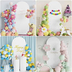 5FT Arch Backdrop Cover White Arch Covers Stretchy Backdrop, alternate view 5