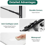 5FT Folding Table, Fold-in-Half Utility Tables with Handle, alternate view 6