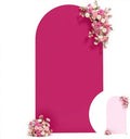5FT Wedding Arch Backdrop Cover, Stretchy Arch Covers Round Top Chiara Backdrop Cover for Wedding Birthday Party