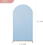 5FT Wedding Arch Cover, Bluemist Arch Backdrop Cover Stretchy Spandex Backdrop Stand Covers for Birthday Party, alternate