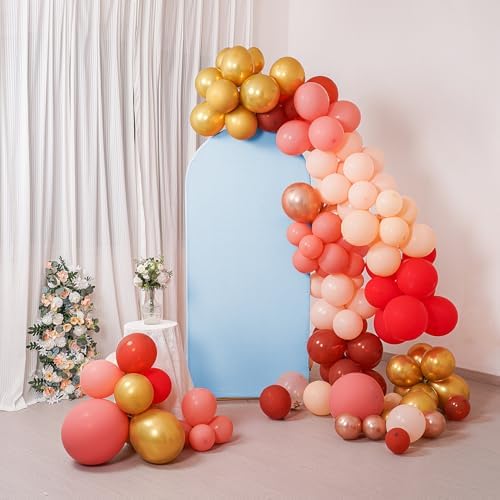 5FT Wedding Arch Cover, Bluemist Arch Backdrop Cover Stretchy Spandex Backdrop Stand Covers for Birthday Party, alternate