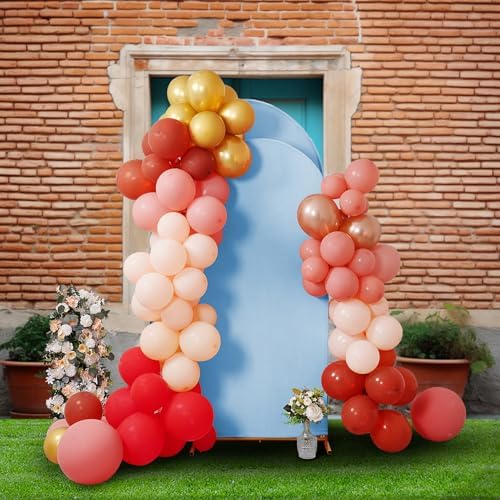 5FT Wedding Arch Cover, Bluemist Arch Backdrop Cover Stretchy Spandex Backdrop Stand Covers for Birthday Party, alternate