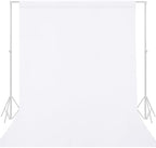 5FTx7FT White Backdrop Background for Photography Photoshoot