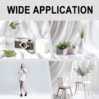 5FTx7FT White Backdrop Background for Photography Photoshoot, alternate view 5
