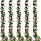 5pack Flower Garland Artificial Fake Rose Garland Vine Artificial Flowers for Decoration Floral Garlands